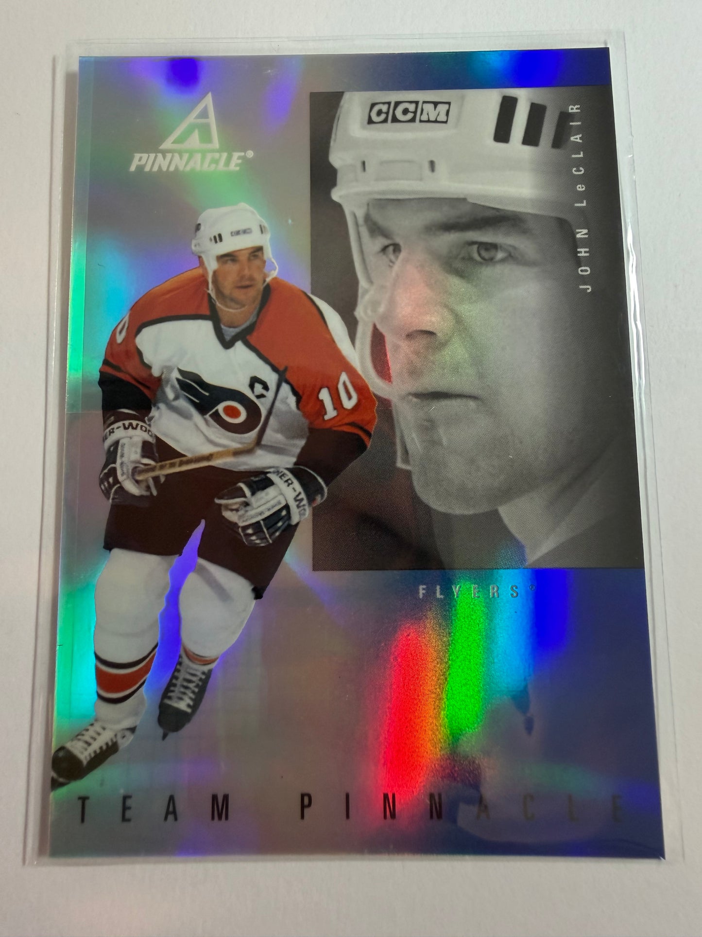 LECLAIR / SHANAHAN - 1997 Team Pinnacle Mirror REFRACTOR Parallel #8, SSP