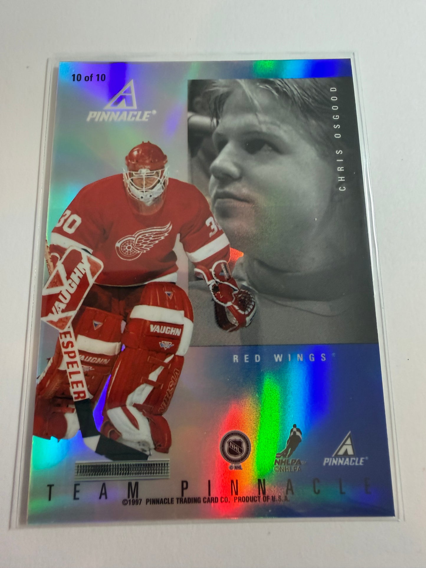 OSGOOD / VANBIESBROUCK - 1997 Team Pinnacle Mirror REFRACTOR Parallel #10, SSP