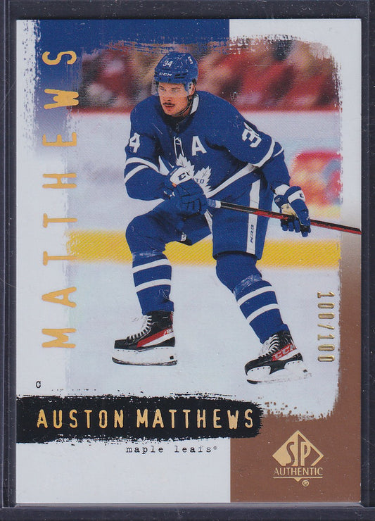 AUSTON MATTHEWS - 2020 UD SP Authentic Retro #R58, /100