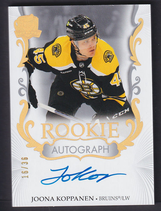 JOONA KOPPANEN - 2023 The Cup Rookie Autograph #123, /36