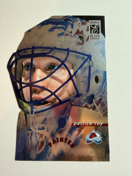 PATRICK ROY - 1997 Donruss Elite Painted Warriors #1, /2500
