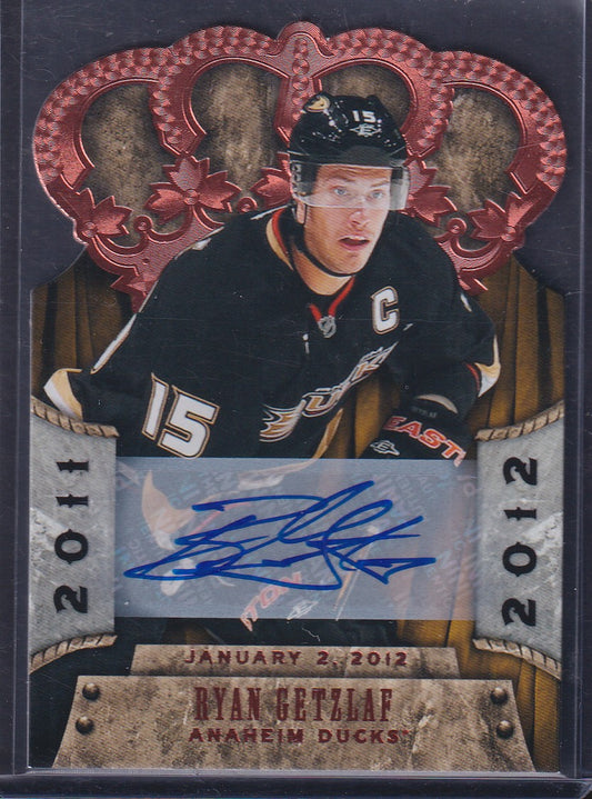 RYAN GETZLAF - 2011 Panini Crown Auto Die Cut #2, /25
