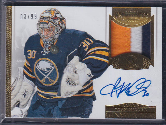 RYAN MILLER - 2013 Panini Dominion Auto Patch #AP-RM, /99
