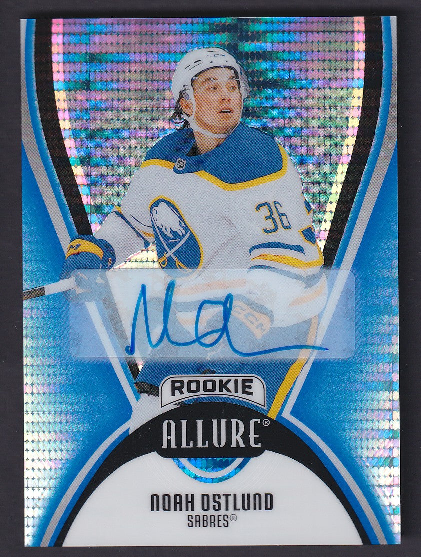 NOAH OSTLUND - 2025 Upper Deck Allure BLUE LINE AUTO #147, /35