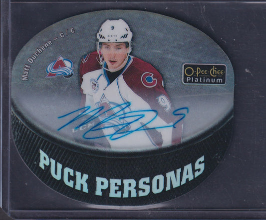 MATT DUCHENE - 2016 O-Pee-Chee Platinum Puck Personas Auto #PP-12