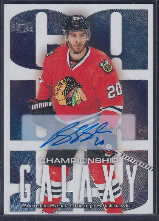BRANDON SAAD - 2025 Metal Universe Championship Galaxy Auto #CG-3