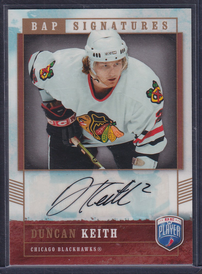 DUNCAN KEITH - 2006 Be a Player BAP Signatures Auto #DK