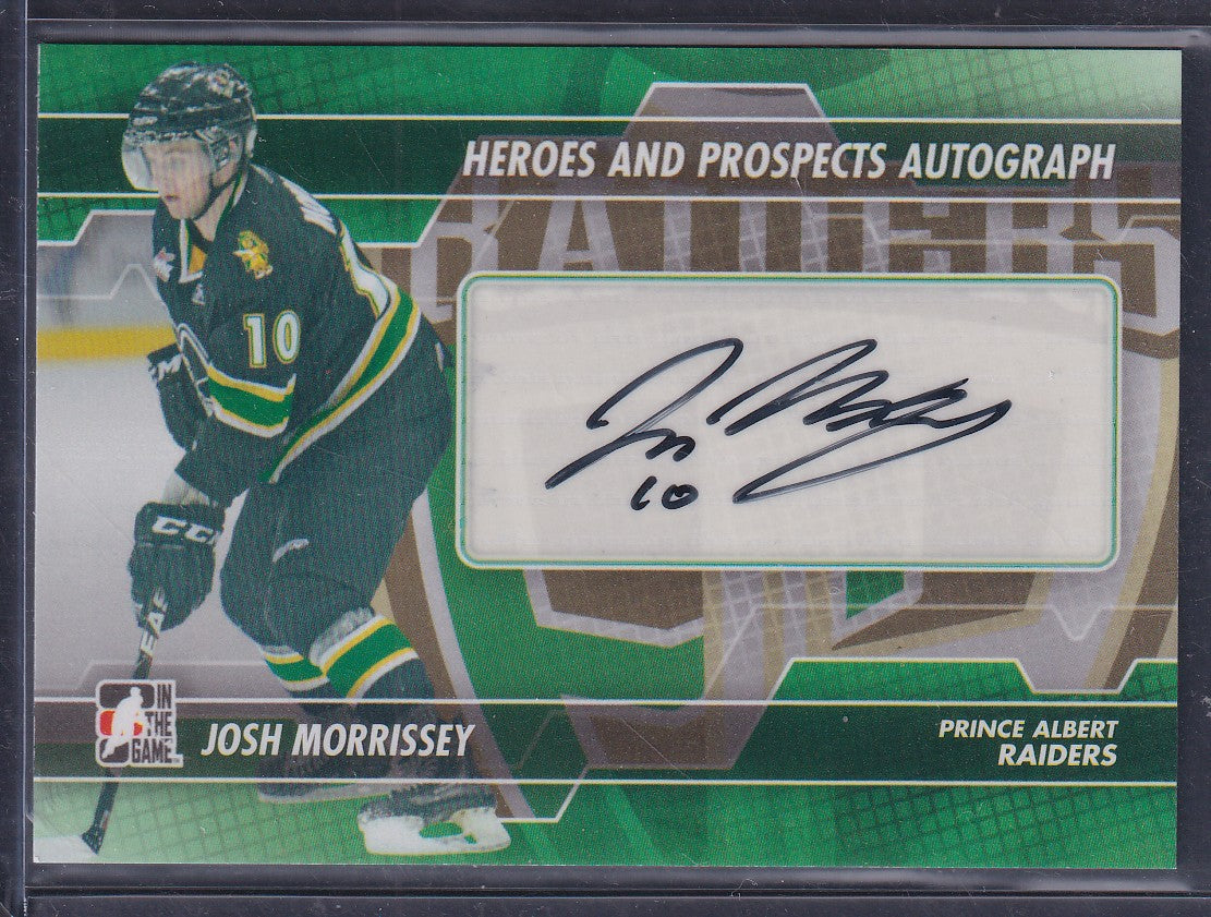 JOSH MORRISSEY - 2014 ITG Heroes and Prospects Autograph #A-JM