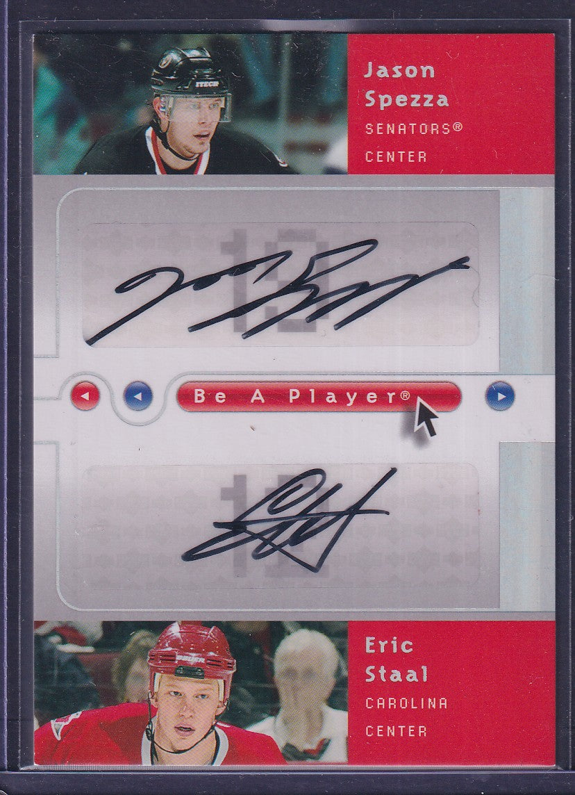 SPEZZA / STAAL - 2005 Upper Deck BAP Dual Auto #D-JE