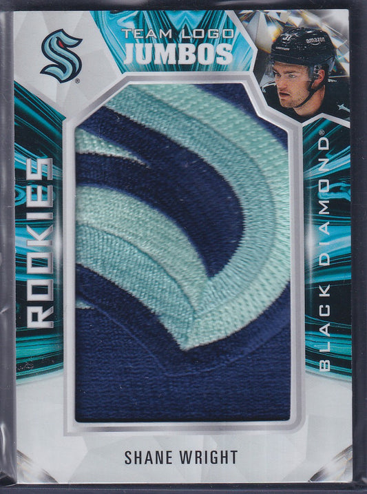 SHANE WRIGHT - 2022 UD Black Diamond Rookie Team Logo Jumbos #STL-SW