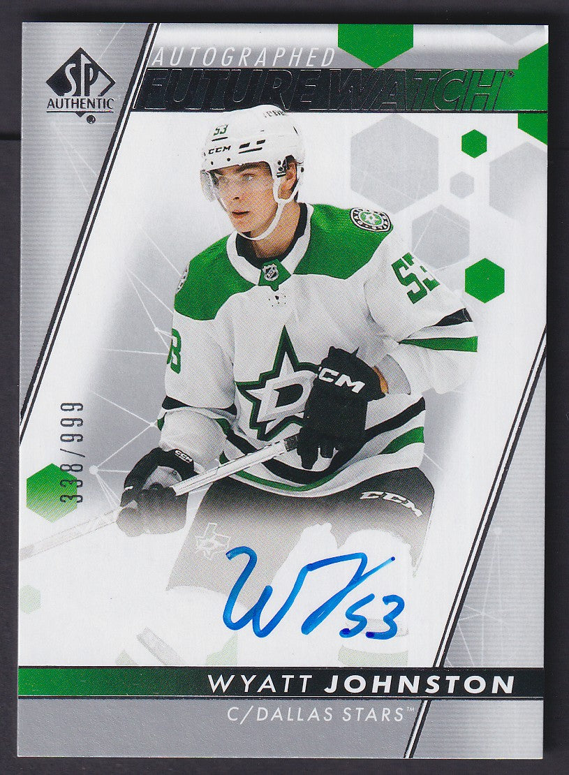 WYATT JOHNSTON - 2022 SP Authentic Future Watch Auto #146, /999