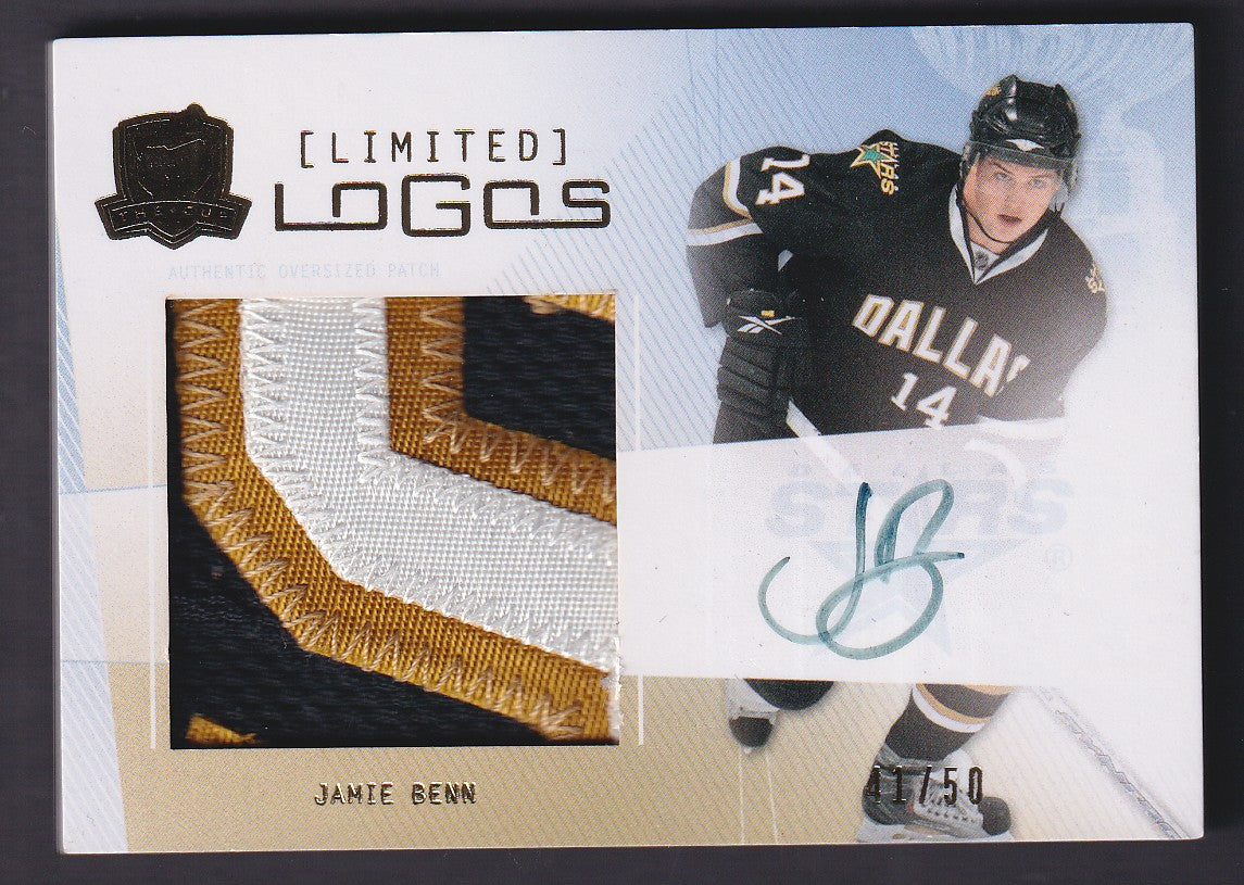 JAMIE BENN - 2009 The Cup Rookie Limited Logos Auto Patch #LL-JB, /50