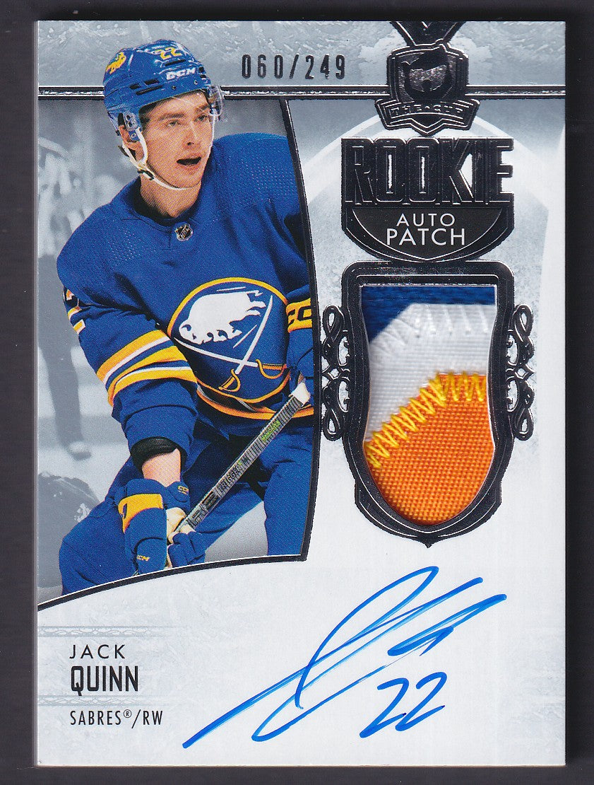JACK QUINN - 2022 The Cup Rookie Auto Patch #101, /249