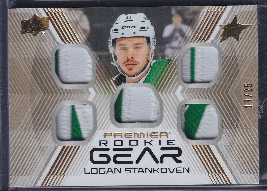 LOGAN STANKOVEN - 2024 Upper Deck Premier Rookie Gear Patch #PGR-LS, /25