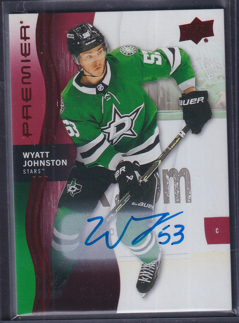 WYATT JOHNSTON - 2023 Upper Deck Premier Auto #90
