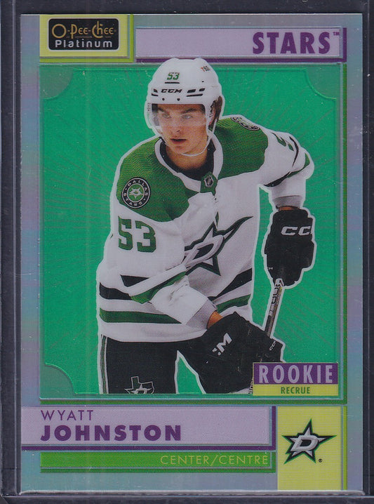 WYATT JOHNSTON - 2022 O-Pee-Chee Platinum Rookie RAINBOW #R-94