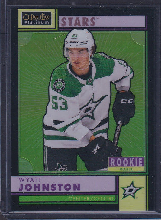 WYATT JOHNSTON - 2022 O-Pee-Chee Platinum Rookie PACK WARS #R-94