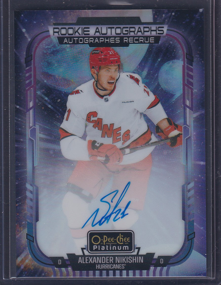 ALEXANDER NIKISHIN - 2025 O-Pee-Chee Platinum Rookie Autographs COSMIC #R-AN /65