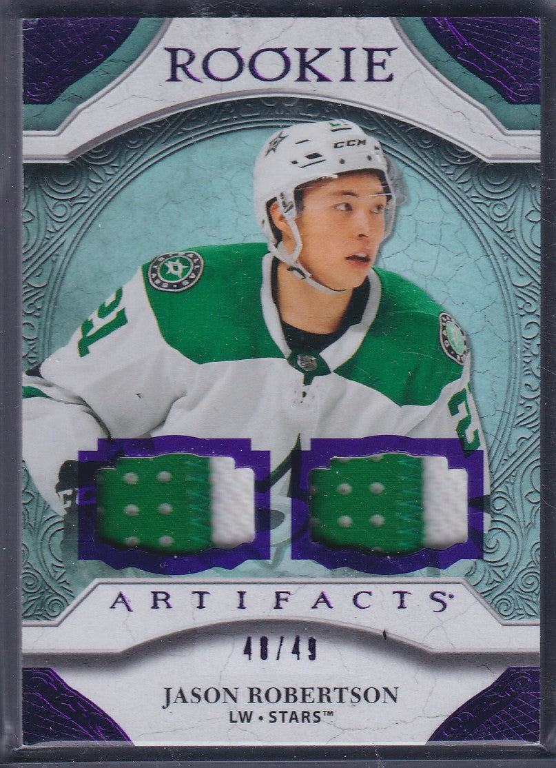 JASON ROBERTSON - 2020 Upper Deck Artifacts Rookie Dual Patch #170, /49