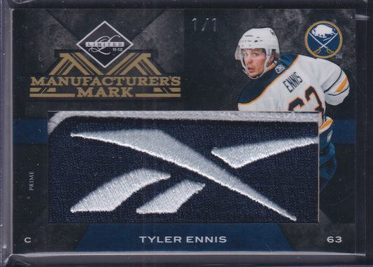TYLER ENNIS - 2011 Panini Limited Manufacturer's Mark #12, 1/1