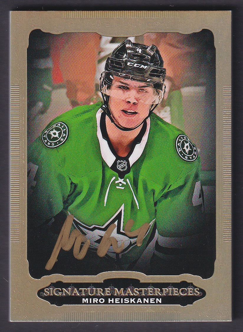 MIRO HEISKANEN - 2018 Upper Deck Ultimate Signature Masterpieces Auto RC #USM-MH