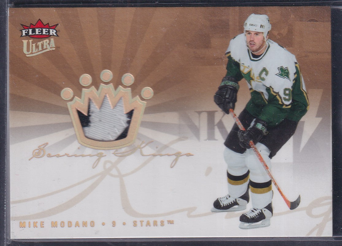 MIKE MODANO - 2005 Fleer Ultra Scoring Kings Gold Patch #SKP-MM, /50