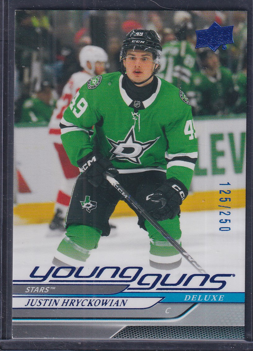 JUSTIN HRYCKOWIAN - 2024 Upper Deck Young Guns DELUXE #723, /250