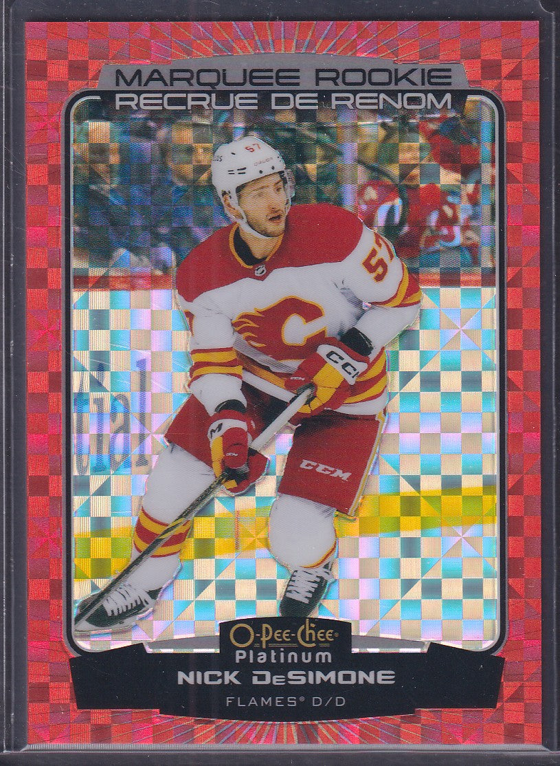 NICK DESIMONE - 2022 O-Pee-Chee Platinum Marquee Rookies ORANGE CHECKERS 272 /25