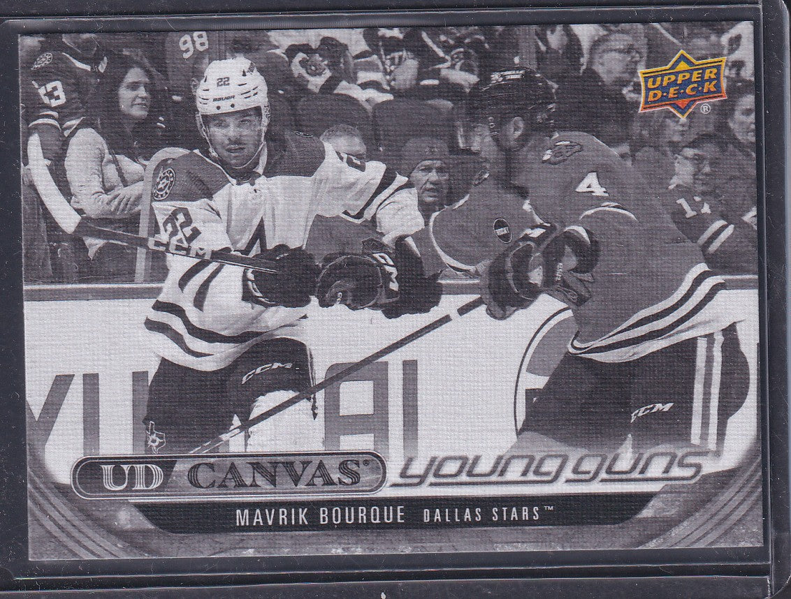 MAVRIK BOURQUE - 2024 Upper Deck Young Guns Canvas BLACK #C93
