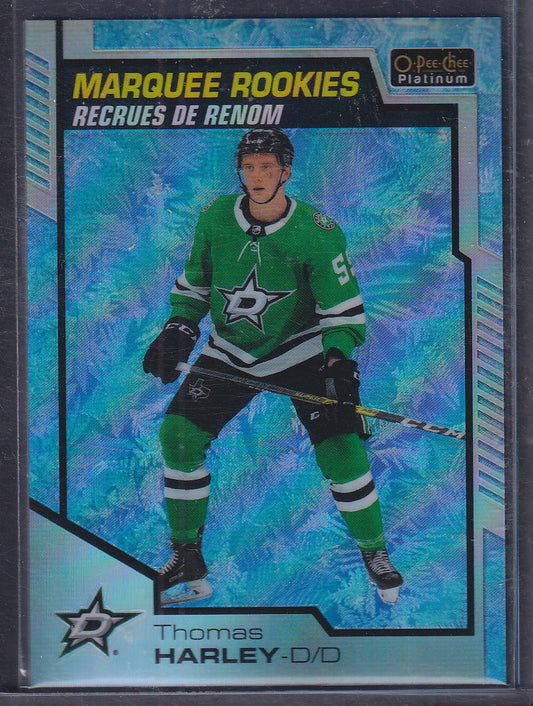 THOMAS HARLEY - 2020 O-Pee-Chee Plat Marquee Rookies ARCTIC FREEZE #157, /99