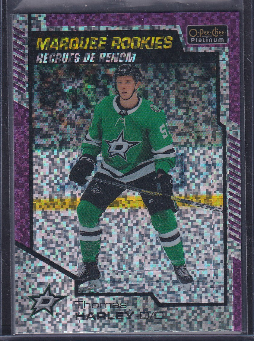THOMAS HARLEY - 2020 O-Pee-Chee Plat Marquee Rookies VIOLET PIXELS #157, /399