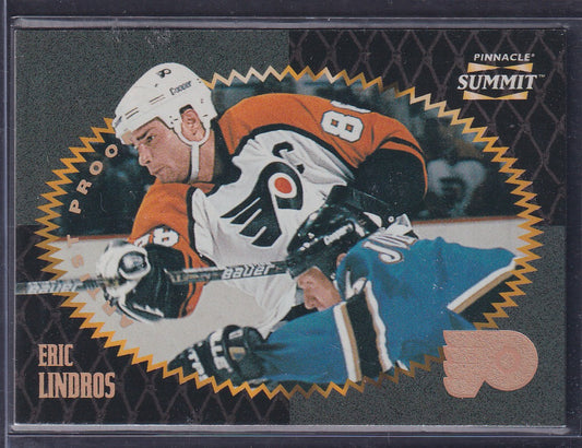 ERIC LINDROS - 1996 Pinnacle Summit Artist Proof #117