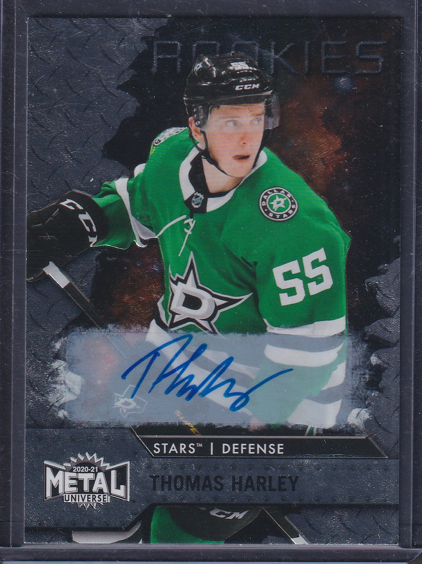 THOMAS HARLEY - 2020 Metal Universe Rookie Auto #143, /299
