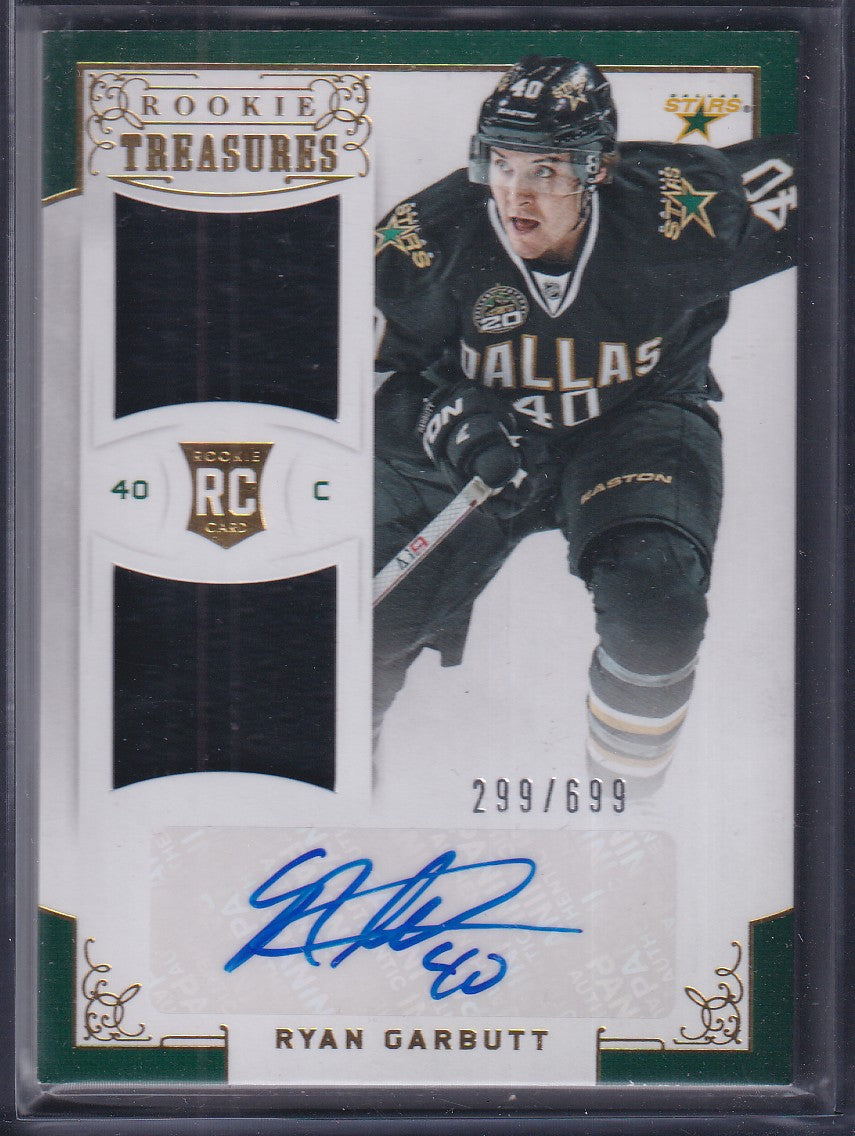 RYAN GARBUTT - 2012 Panini Rookie Treasures Auto Patch #117, /699