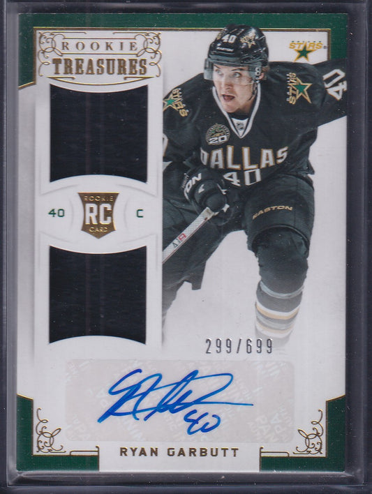RYAN GARBUTT - 2012 Panini Rookie Treasures Auto Patch #117, /699