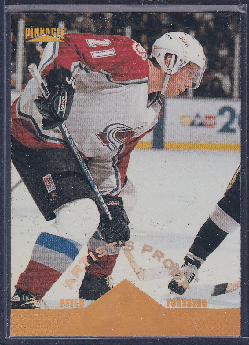 PETER FORSBERG - 1996 Pinnacle Artist's Proof #78