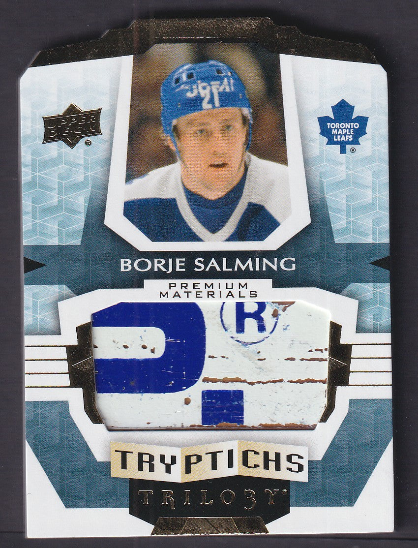 BORJE SALMING - 2016 Upper Deck Trilogy Tryptichs Premium #T-LEAF1, /25