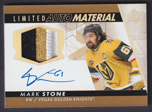 MARK STONE - 2022 SP Authentic Limited Auto Material #70, /50