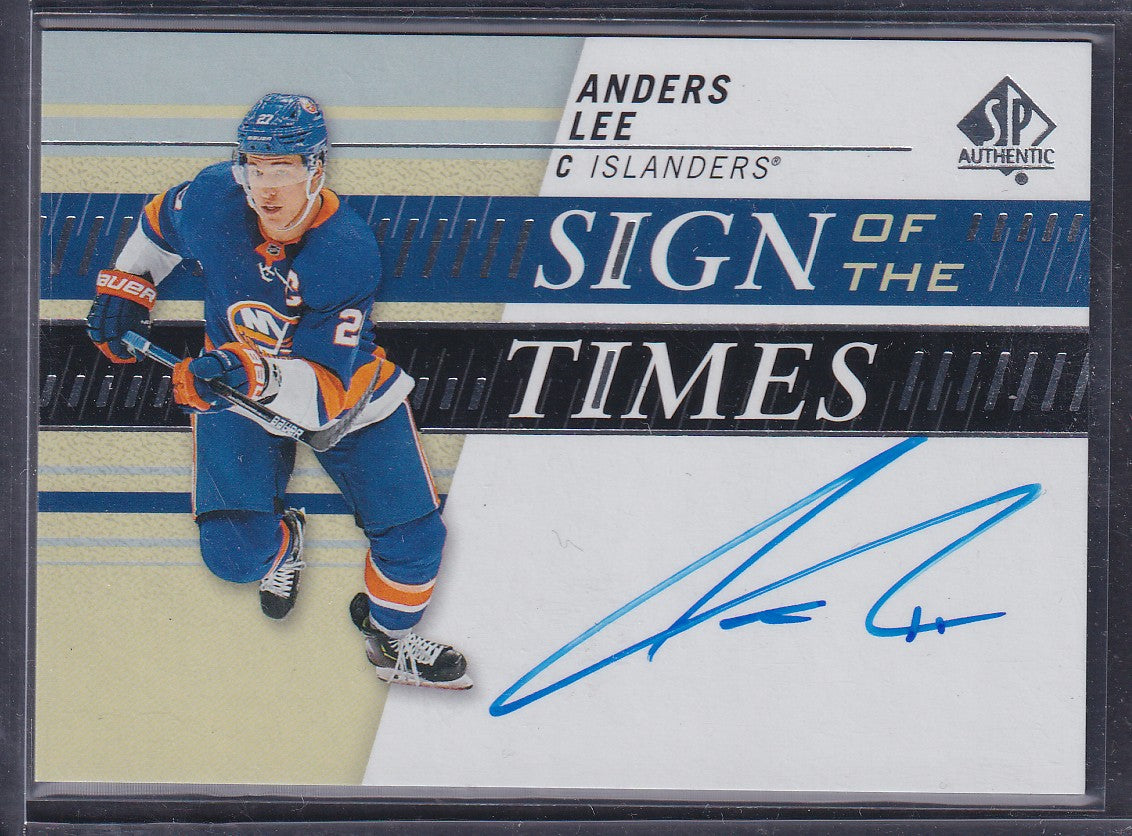 ANDERS LEE - 2019 SP Authentic Sign of the Times Auto #SOTT-AL