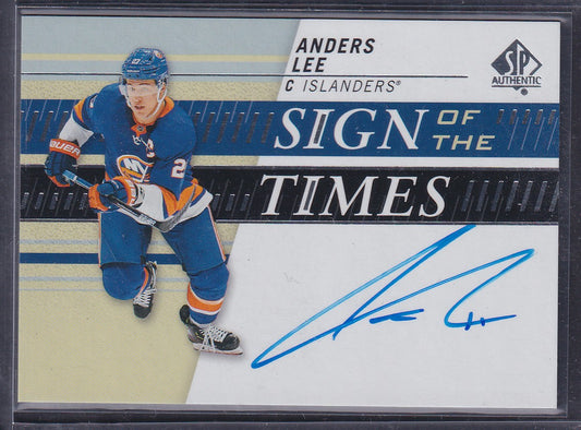 ANDERS LEE - 2019 SP Authentic Sign of the Times Auto #SOTT-AL
