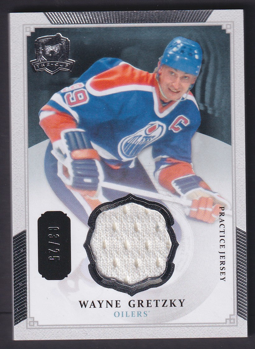 WAYNE GRETZKY - 2013 The Cup Practice Jersey Patch #34, /25