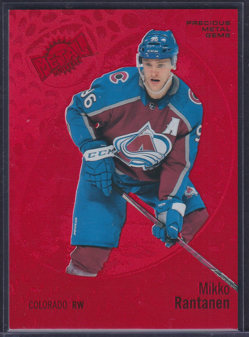 MIKKO RANTANEN - 2022 NHL Metal Universe Skybox PMG Red #9, /100