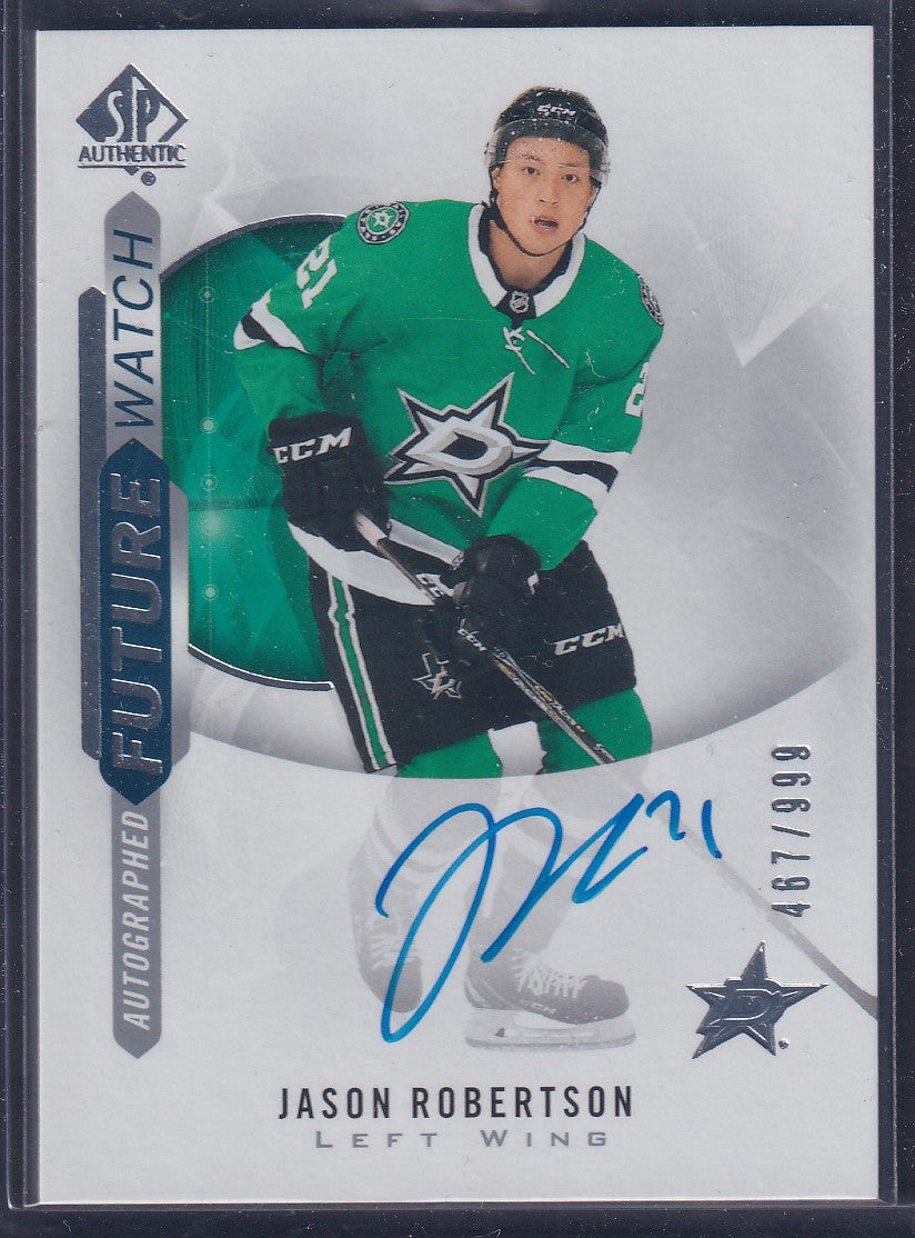 JASON ROBERTSON - 2020 SP Authentic Future Watch Auto #170, /999