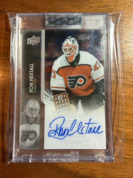 RON HEXTALL - 2021 Upper Deck Clear Cut Auto #CC-RH
