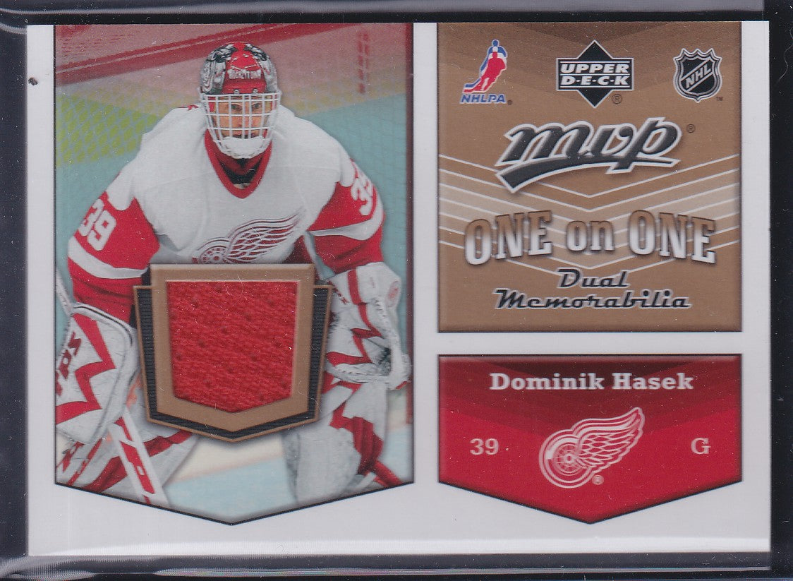 HASEK / VOKOUN - 2007 Upper Deck MVP One on One Dual Patches #00-HV