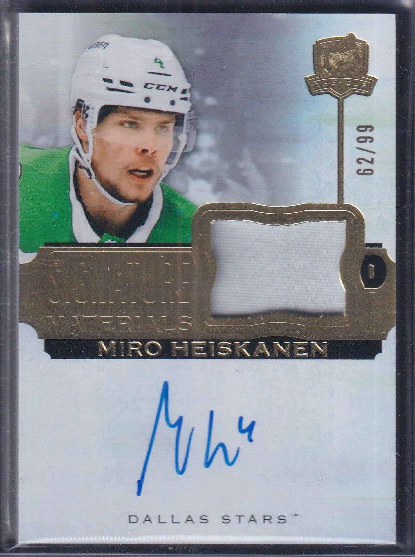 MIRO HEISKANEN - 2022 The Cup Signature Materials Auto Patch #SP-MH, /99