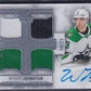 WYATT JOHNSTON - 2022 The Cup Rookie Foundations Quad Auto Patch #F-WJ, /15