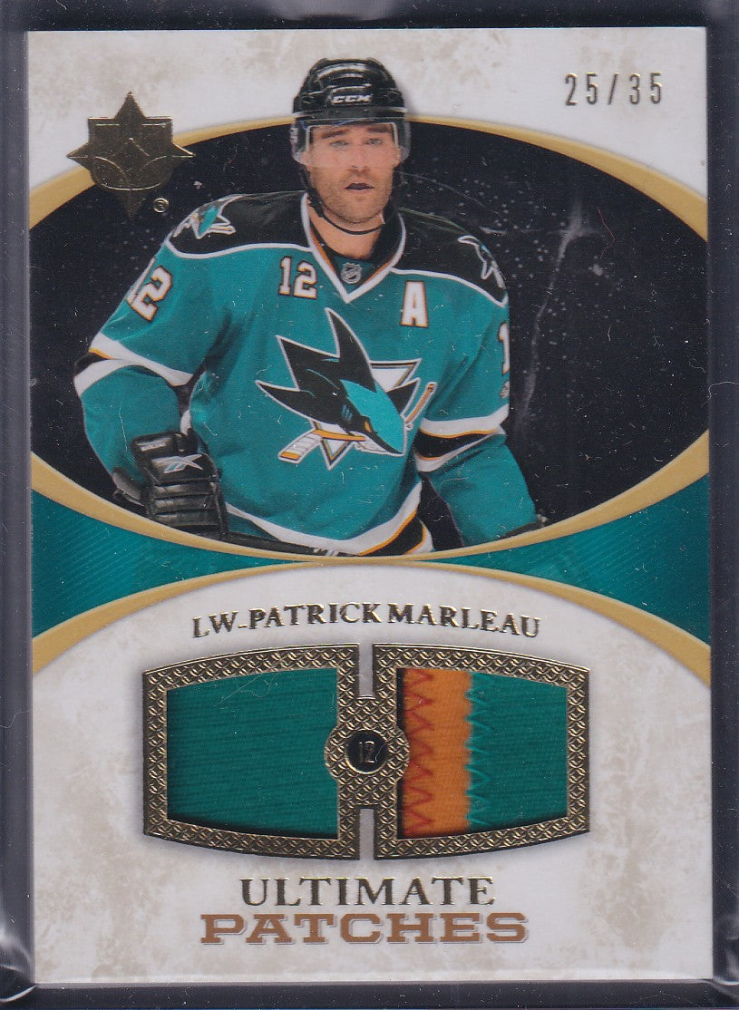 PATRICK MARLEAU - 2010 Upper Deck Ultimate Patches #UJ-PM, /35