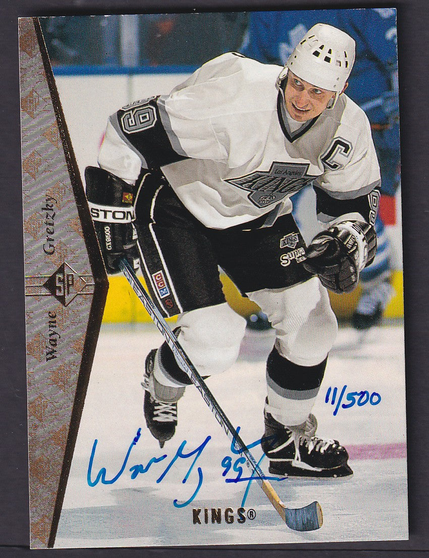 WAYNE GRETZKY - 1994 Upper Deck SP Auto #54, /500