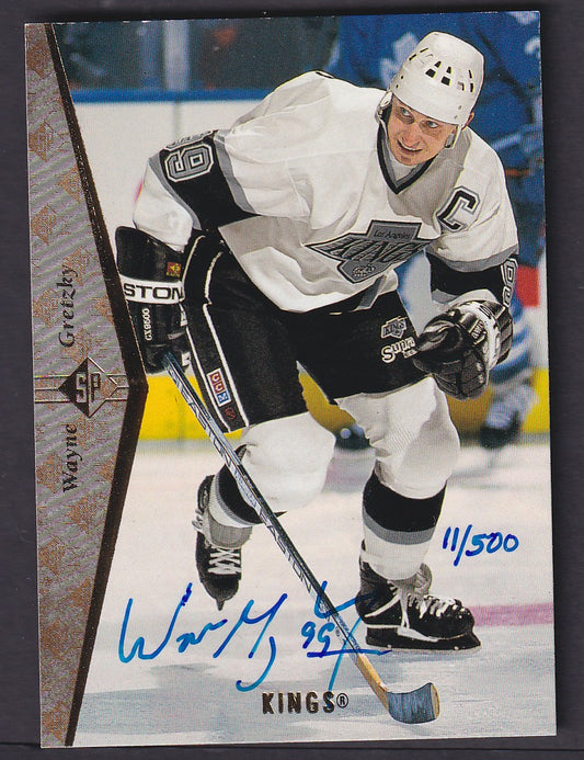 WAYNE GRETZKY - 1994 Upper Deck SP Auto #54, /500
